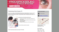 Desktop Screenshot of fredericksburgfamilyeyecare.com
